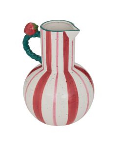 Decorative vase, Fruity, ceramic with stoneware, multicolor, 18.5x17.5xH25 cm