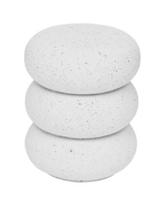 Side table, magnesiumm, white, Dia.35xH43 cm