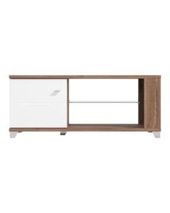 Tavolinë mesi, Burgundy, MDF dhe melaminë, lisi/e bardhë, 118x60xH48.5 cm