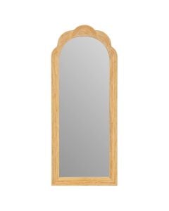 Decorative mirror, Maggie, wood frame, beige, 70.5x3xH170.5 cm