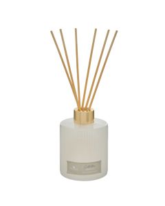 Aromatik ambenti, Albie, vaj/qelq, e bardhë, Dia.10xH22 cm, 150 ml