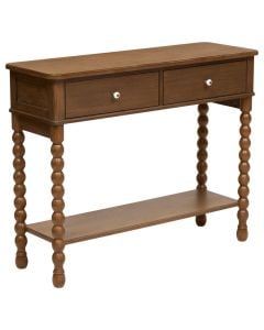 Console, Mona, MDF, cognac color, 100x35xH80 cm