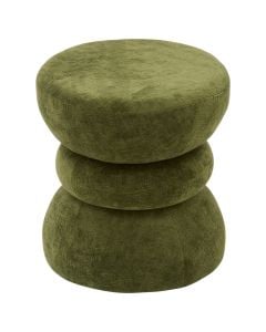 Poufe, Ritem, textile upholstery, gren, Dia,36xH38.5 cm