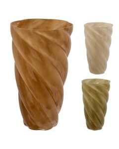 Decorative vase, Elix, glass, assorted, Dia.17.5xH29.5 cm