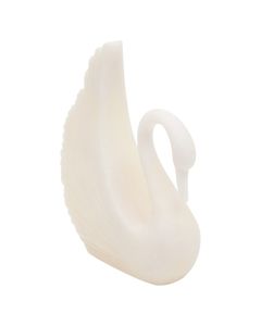 Objekt dekorues, Casery Swan, polirezinë, e bardhë, 14.5x6xH18.3 cm