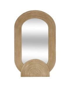 Mirror, Anouk, MDF, caramel brown(marron), 90x30xH145 cm