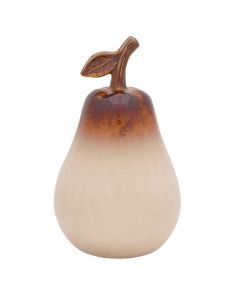 Objekt dekorues, Lesly, dolomit, bezhë/kafe, Dia.12xH21 cm