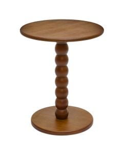 Coffe table, Jaya, MDF, caramel brown (marron), Dia.38xH46 cm