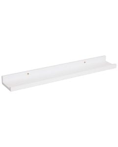 Wall shelf, Fixy, MDF, white, 58x10xH4 cm