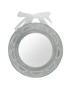 Pasqyrë, kornizë MDF, gri, Dia.26 cm