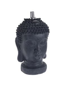 Llambë me vaj, Buddha, oksid magnezi, zezë, 26xH44 cm