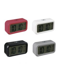 Desk clock, touch alarm, Abs, colorful, 13.8x4.5xH7.4 cm