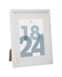 Photo frame, Manu, mdf, white, 18x24 cm