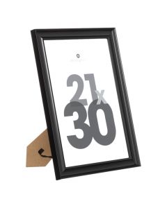 Photo frame, plastic, Mae, black, 21xH30 cm