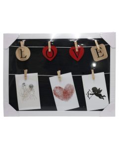 Wall decorator, mdf frame, multicolor, 30xH40 cm