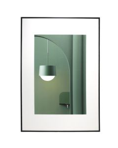 Pikturë e printuar, "The light", në kornizë MDF, jeshile/e bardhë, 40x60 cm