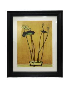 Pikturë e printuar, "Flowers", në kornizë MDF, shumëngjyrëshe, 47x57 cm