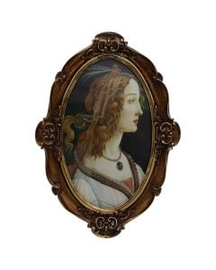 Kornizë dekorative, rezin, floriri, 45x35 cm