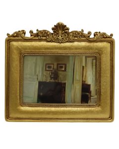 Kornizë dekorative, rezin, floriri, 20x18 cm