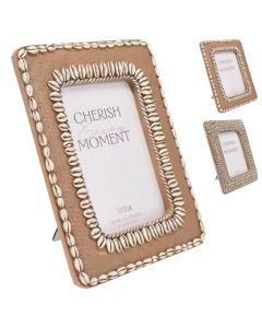 Kornizë fotosh, polirezinë, kafe, 19x26xH26.5 cm