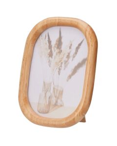 Kornizë fotografie, dru, natyrale, 18 cm