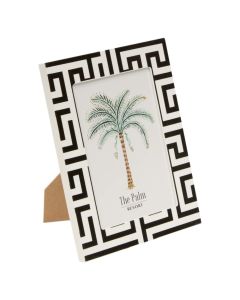 Photo frame, Reso, glass/mdf, white/black, 14.5x1.2xH19 cm