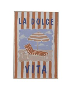 Decorative canva, mdf frame, multicolor, 60x3xH90 cm
