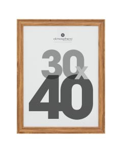 Photo frame, plastic, brown, 34x1.9xH44 cm