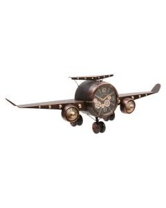 Orë, hans Airplane, çelik, gri/kafe, 130x21.2xH41.5 cm