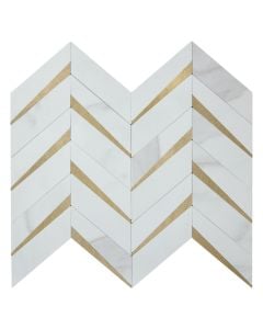 Set of 2 Mina sticker, calcium carbonate, multicolore, 31x0.3xH31 cm