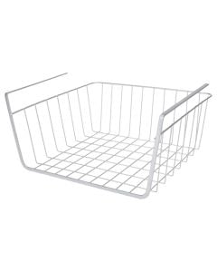 Shportë, metalike, gri, 30x26x14 cm