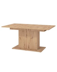 Dining table, Sabrina, melamine, natural, 160x91.5xH76 cm