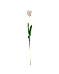 Artificial flower, CIPRIA, plastic, pink/green, H74 cm