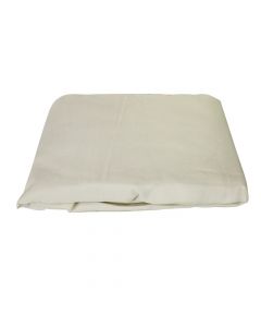 Sofa throw, cotton, beige, 185x200 cm