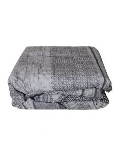 Sofa throw, cotton, grey, 185x200 cm