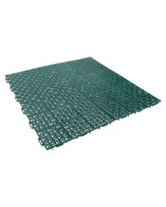 Plastic draining tile 56.3x56.3xH4cm- green