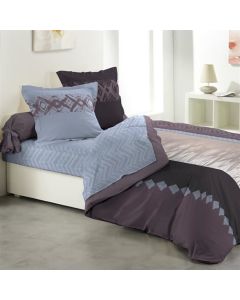 Çarçafë dopjo dhe këllëf jastëku, CASTILLO, pambuk, shumëngjyrëshe, çarçafi: 140x190 cm; 240x300 cm, këllëf jastëku:63x63 cm (x2)