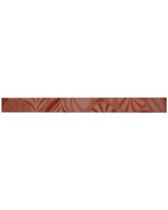 Pllake dekori qeramike Gloss Spirit Rojo 6x50 cm