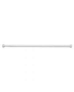 Shower rod white extensible 75-125 cm