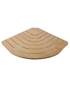 Angular Shower footboard - Okumµ certified EN314-2   plywood th 15 mm, cm 73