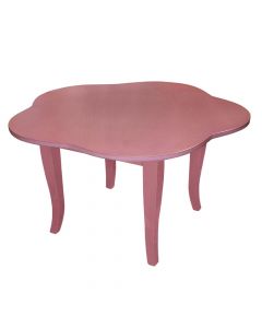 Tavolinë fëmijësh, druri, Dia.80xH51 cm, (lejla), këmbë blu