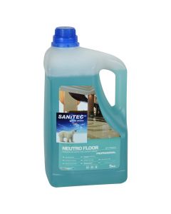 Cleaning detergent for floor , "Sanitec", with ph neutro, 5 kg, blue, fragrance, 1 piece
