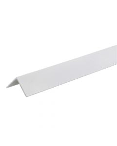 Angular 2m white PVC mat 30X30X1 mm