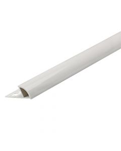 Kendore pllakash 2.5m PVC e bardhe 8mm