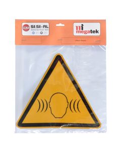 Construction signs, beware of noises, A20