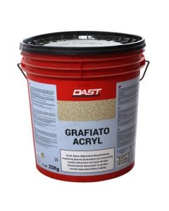 Grafiato acryl 2 mm, white