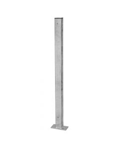 Pillar, steel galvanized, 2mmx6x6x110 cm,for fence panel