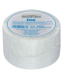 Self-adhesive gauze for joining gypsum tiles, KNAUF, 20m/roll