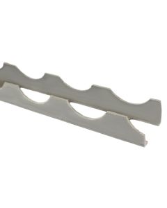 Bridge shaped spacer for formwork, Dakota, plastic, h 15 mm x 2000 mm
