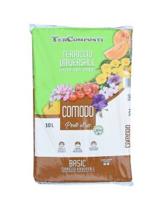 Humus, TerComposti, universal, thes/10 l, substrat për bimë dhe lule dhe mbi të gjitha për perime